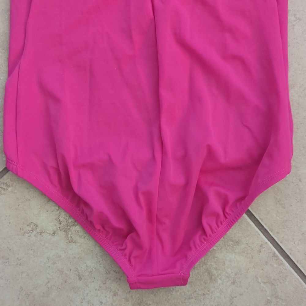 NWT Nike Girls Pink Racerback One Piece Swimsuit - L - Picture 7 of 8
